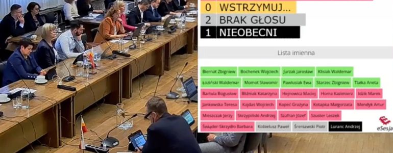 Łoziński: Potępić to, co się wydarzyło. Homa: Projekt jest głupi