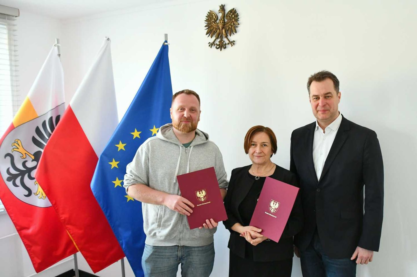 Arkadiusz Tomasik, Teresa Jankowska i Andrzej Skrzypiński